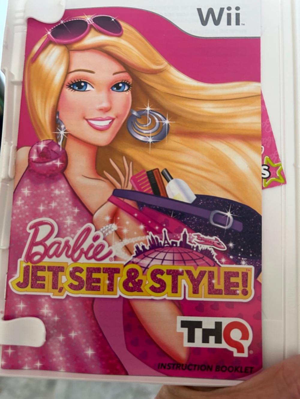 Barbie Pink Travel & Fashion Party Game Cover